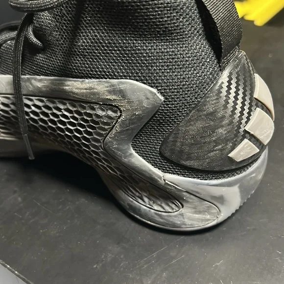 AE1 Anthony Edwards charcoal mid basketball shoes 8.5mens - Picture 12 of 12